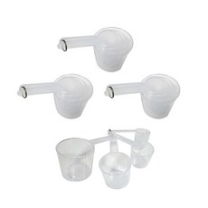 透明專業量杯 4種組, 4套