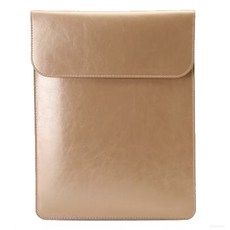 코쿼드 LG그램 노트북 패션 가죽 파우치, 골드, 1개