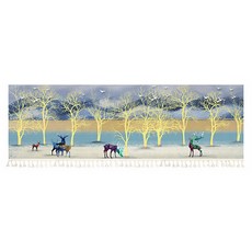 I Love Home 風格印花流蘇魔鬼氈多功能窗簾, TYPE16
