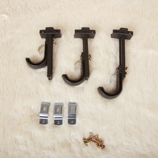 Bijimi 13.35mm長度支架長度, 黑色的, 3個