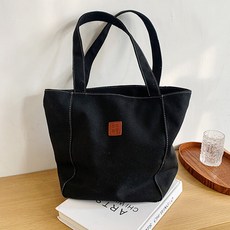 GENIAL 女款素色帆布肩背手提包 GA2693