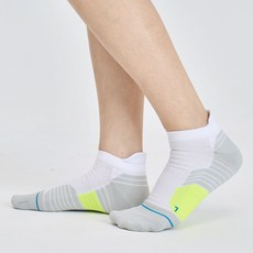 러블리온 여성용 에어리 스포츠 양말 2켤레, 화이트, 1세트