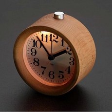 靜音簡約桌鐘, 木質