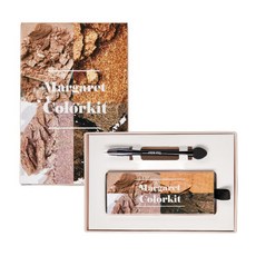 The N.B.P Margaret Colorkit眼影盤 2.4g, Almond Milk+Walnut Butter+Sea Salt+Cocoa Powder, 1入