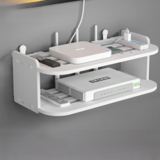 Albert Hyun 路由器 Wi-Fi 機上盒支架 收納盒 34 x 13 x 19.5 cm, 類型2, 1個