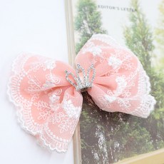 絲綢之路 Pierretierra 蕾絲蝴蝶結抓夾