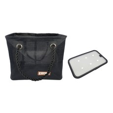 Beaurator 方形網眼沐浴袋 全黑色, 1個