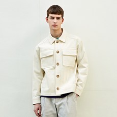 CUSTOMUS 男士狂野斜紋彈性卡車司機夾克 CXS23SWJK291