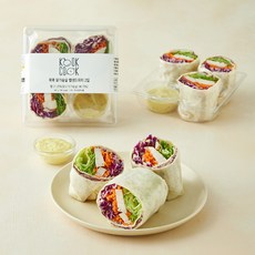 꾹쿡 닭가슴살 랩샌드위치 2입, 565g, 1개