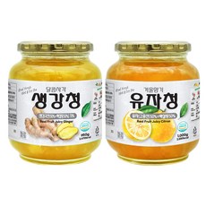 Nuts Factory 優質生薑果醬茶 950g+柚子果醬茶 1kg, 1組