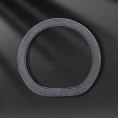 Ez2mk 차량용 사계절 스타일리쉬 핸들커버 D형 MS-410, 그레이