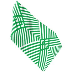 線條藝術 3D列印 方形海灘巾 A_RD_966, 綠色, 1個