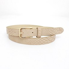 테드브라운 여성용 뱀피 골드스퀘어 벨트