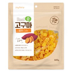 조이펫 강아지 리얼 순 큐브 간식, 600g, 1개, 고구마