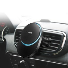 고부기 15W 고속 맥세이프 냉각 쿨링 펜 차량용 휴대폰 무선 충전 거치대, 블랙, GMC-02