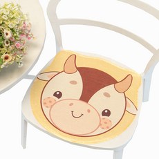 네이처타임즈 캐릭터 프린트 통풍 쿨링 방석 4p, 소