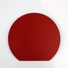 麻布漆器餐墊, 紅色, 1個, 36cm x 33cm x 高 0.7cm