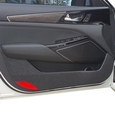 Dauto 汽車車門保護套 防刮 改裝 保護用品 4件組, 現代 全新Genesis G80 2020年 4月~, 深灰色