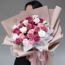 Matte Flower肥皂花Seriph Secret 50朵花束, 混合顏色