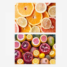 WEMODERN 水果室內裝飾海報 Sweet Land 橘色 + 水果