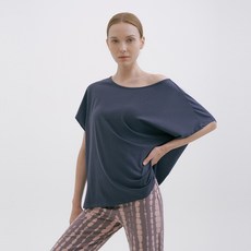 FRONT2LINE 女款Banda日常水蓮花寬鬆罩衫T恤