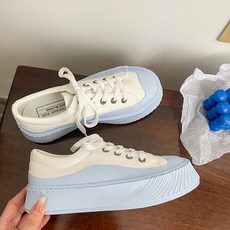 와일드 플랫폼 심플 캔버스화 GH10_RD_461