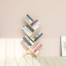 4MERIT 6層斜放式書架, 松木