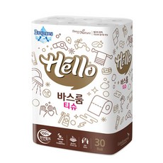 Hello 3層捲筒式衛生紙 25M, 30捲, 1包
