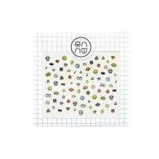 ONNU NAIL Little Heroes 指甲彩繪貼紙, 混合色, 1組