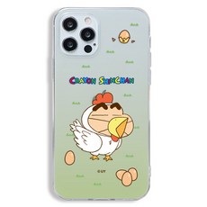 짱구 애니멀 코스튬 클리어 젤리 휴대폰 케이스