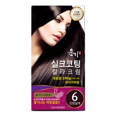Lobrose Glossy Silk Coating Color Cream 染髮劑 No.6, 6號, 1盒