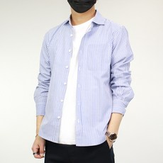 CONFIAR 男士條紋雙領襯衫 TC6104