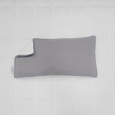 아띠블랑 양면 모달 베개, 화이트 + 그레이, 1개