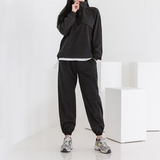 Dearlola 女款休閒防風套頭運動上下套裝