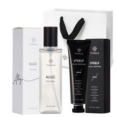 TAMNIQ LOSELF固體香水 男款+Alluz身體香氛噴霧 150ml+提袋, 1套