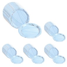 PARTYHAE 文青風派對盤 大理石藍 18cm, 10個, 5套