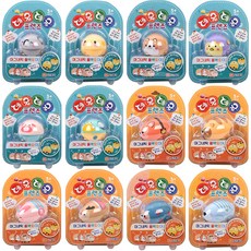 OZ TOY 全套 12 款 Friends 後衛動物磁鐵車, 混合顏色