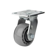 RIVER-GREEN 不鏽鋼重型橡膠滑輪 163mm, 1個