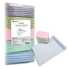 Pure Room 人氣條紋沐浴巾, 1個, 5入, 混色