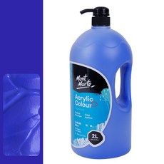 Mont Marte 蒙瑪特 壓克力顏料 鈷藍色, 1 種顏色, 2L