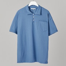 하이후 남성용 통기성 망고 코튼 반팔 카라티 HT2022