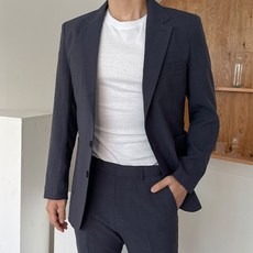 UNTAPPED 男士夏季亞麻口袋三扣西裝外套+長褲套裝