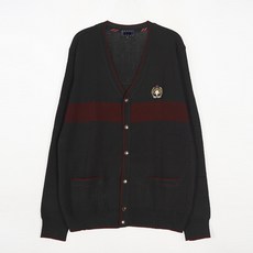 GYOBOKMALL 酒款配色線條校服開衫