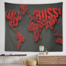 하루재 인테리어 패브릭 포스터, 17 레드