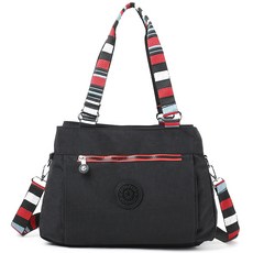 Mindesa 女用休閒斜背旅行包 DBZ9624, 黑色