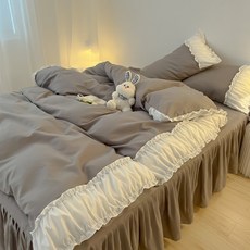 다마다마 프린세스 고밀도 이불커버 세트