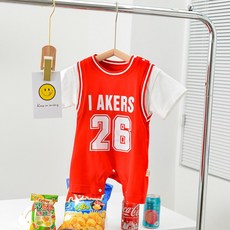 스타도어 아동용 넘버26 유니폼 반팔 롬퍼 우주복