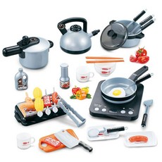 PLAYFUL TOYS 頑玩具 仿真廚具組, 灰色, 1套