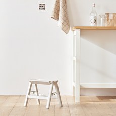 룸앤홈 원스텝 접이식 발판, 아이보리