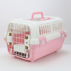 Dingdong Pet 寵物雙開式提籠, 1個, 粉紅色